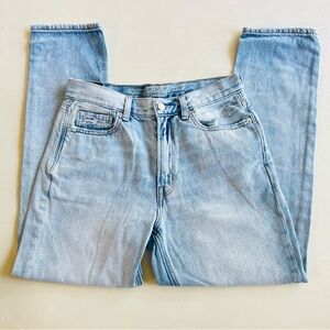 American Eagle Light Wash Mom Jean 6